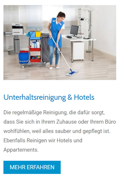 Unterhaltsreinigung Hotelreinigung in  Werfenweng